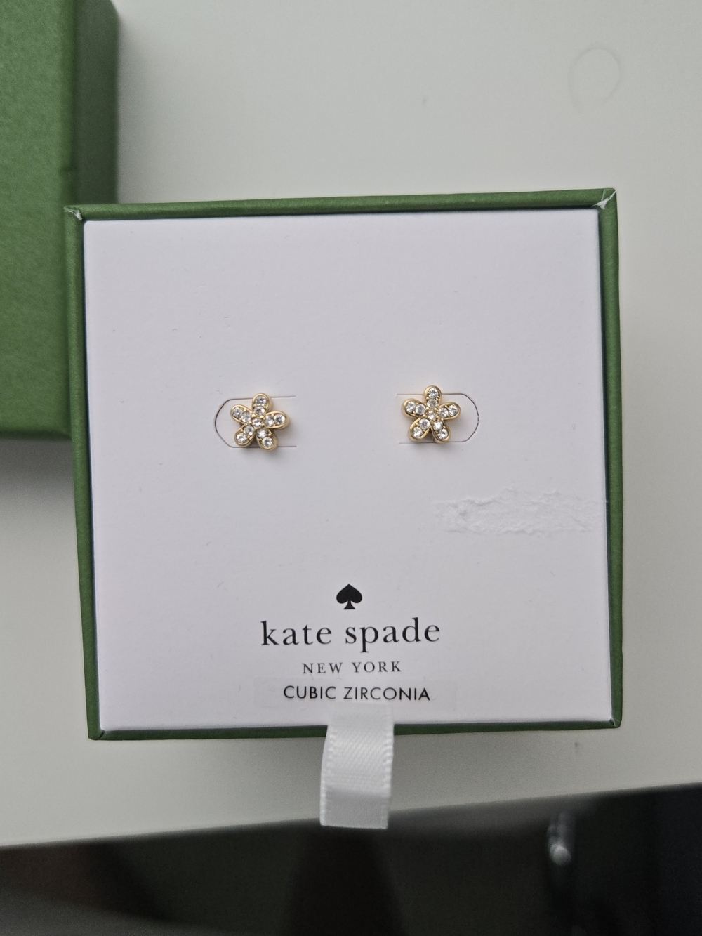 kate spade Gold Floral Stud Earrings - Picture 2 of 2